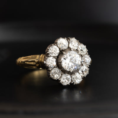 VICTORIAN DIAMOND  RING