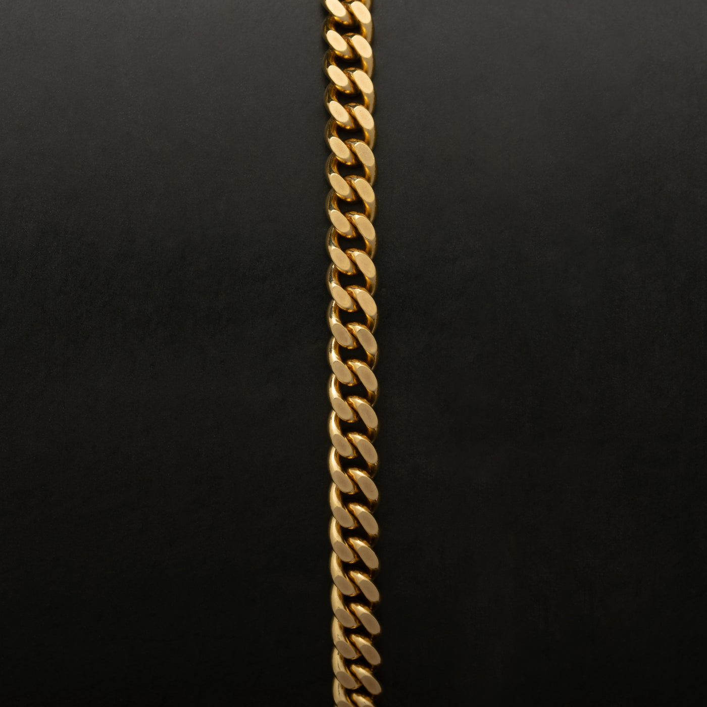 14K SOLID GOLD 4MM CUBAN LINK CHAIN